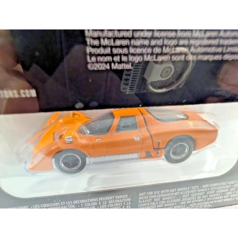 HOT WHEELS McLaren M6GT Orange Elite 64 HWG05 2025 Real Riders Metal NEW!